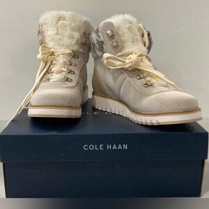 NEW Cole Haan Waterproof Fur-Lined Winter Boots - Women’s Size 7.5